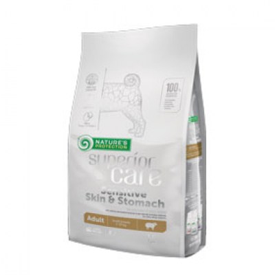 Natures Protection Superior Care Sensitive Skin&Stomach Adult Small Lamb hrana za pse - 1,5kg
